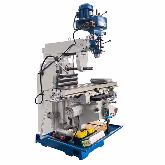 (4HW 5HW) Prezzo della fresatrice a torretta metallica orizzontale e verticale manuale universale ad alte prestazioni